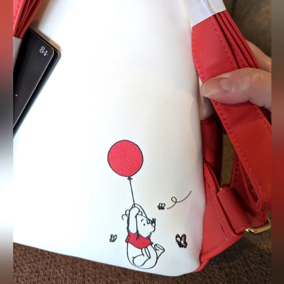 Disney Loungefly Winnie the Pooh Balloons Backpack Purse - Picture 3 of 7